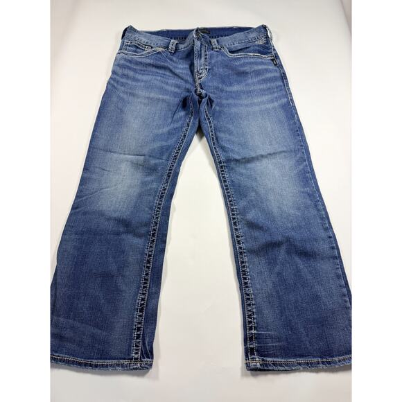 Silver Jeans Co. Men’s Bootcut Jeans – Medium Wash – Size 38x30 – 100% Cotton - Picture 1 of 10